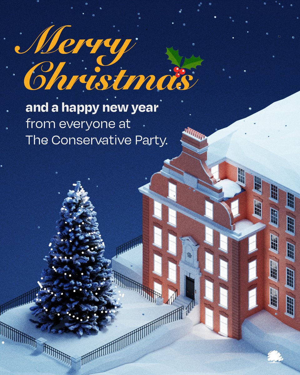 Conservatives's tweet photo. 🎄 We wish you and your loved ones a very Merry Christmas! 🎄 https://t.co/9bXzlqB3dt