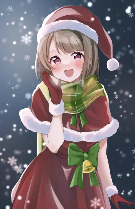 せーんぱいっ!メリークリスマス、です!#虹ヶ咲 