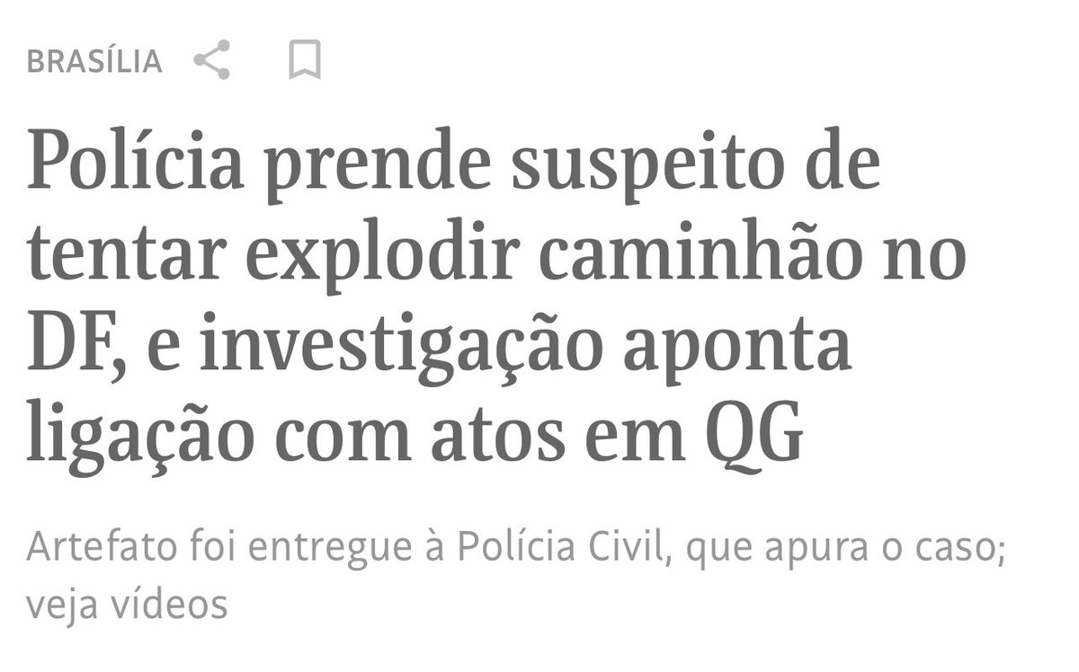 reinaldoazevedo's tweet image. Quem está surpreso? O terrorista é ligado aos golpistas de porta de quartel. Pergunta: só da porta?