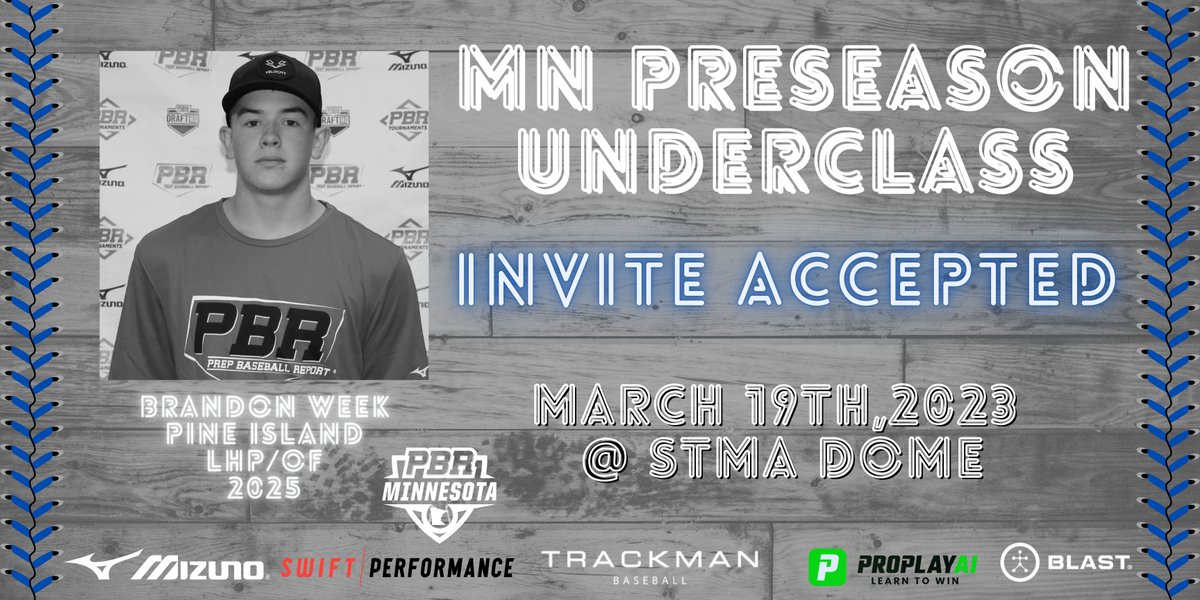 🚨 Invite Accepted 🚨

Preseason Underclass

'25 Brandon Week, LHP/OF, Pine Island

<a href="/bweek9/">Brandon Week</a>
<a href="/PIhardball/">Pine Island Baseball</a>
<a href="/Rochester_Pines/">Rochester Pines</a>