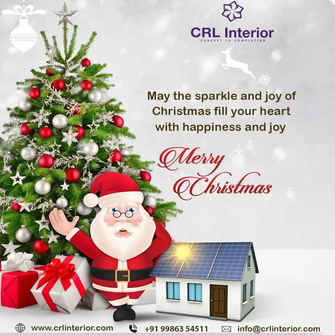 Merry Christmas!!!
May the sparkle and joy of Christmas fill your heart with happiness and joy

Visit us: crlinterior.com

#christmas2022 #merrychristmas #christmascelebration #christmas #interiordesigner #homedecor #crlinterior #concepttocomplition