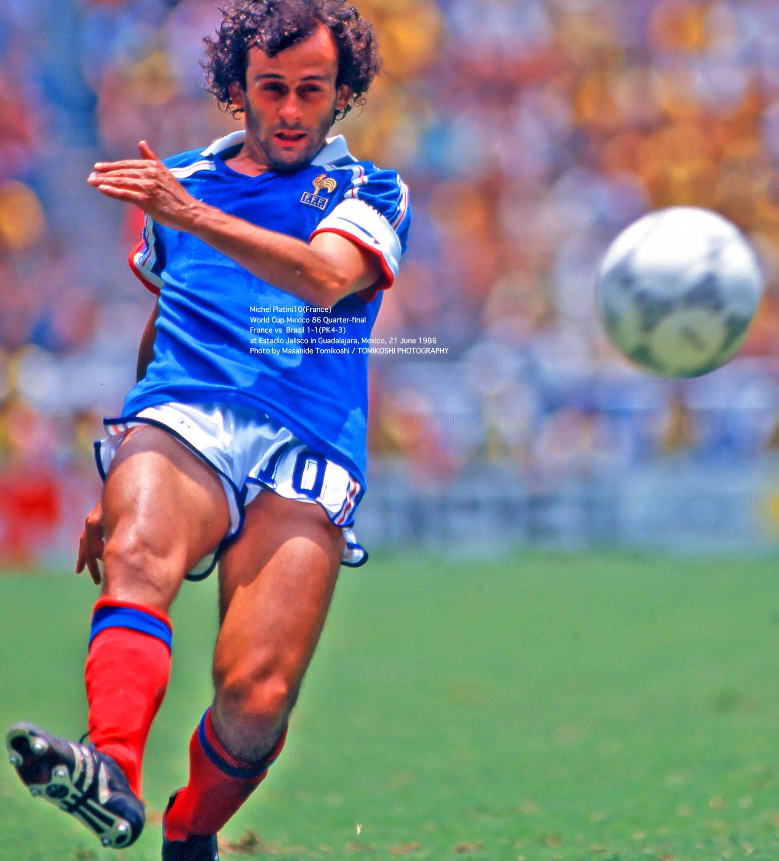 1986 フランス代表 ユニフォーム #10 PLATINI 1986 フランス代表 ユニフォーム(A) 10番 PLATINI(プラティニ