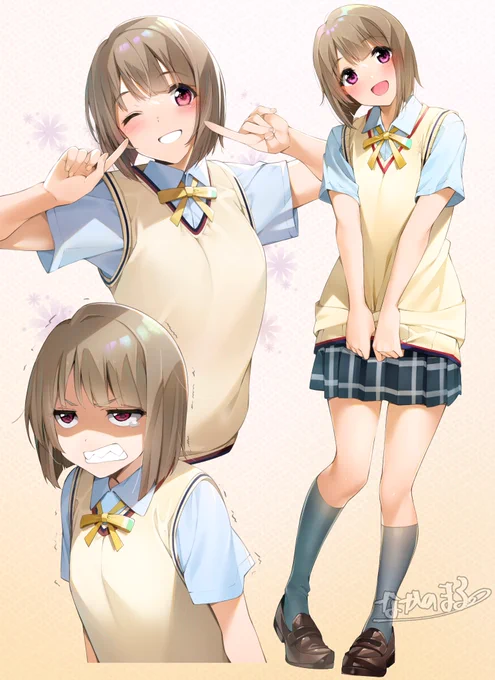 表情豊かで描くの楽しかったです 