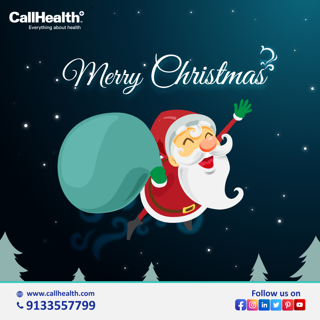 #Happy_Christmas

May the spirit of Christmas bring you good health and happiness that stays with you forever

#CallHealth-#EverythingAboutHealth
#christmas #festival #december #health #care #celebrations