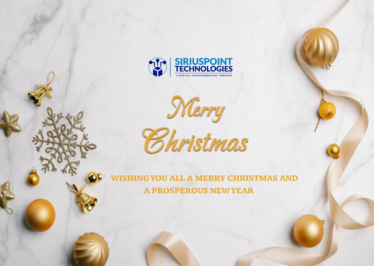 siriuspoint's tweet photo. "May the Christmas Season bring only #happiness and #joy to you and your family."
Wishing you all a Merry Christmas and Happy Holidays!!

#christmas #happyholidays #wishes #Christmas2022 #MerryChristmas #gratitude https://t.co/VKLFkTO1M0