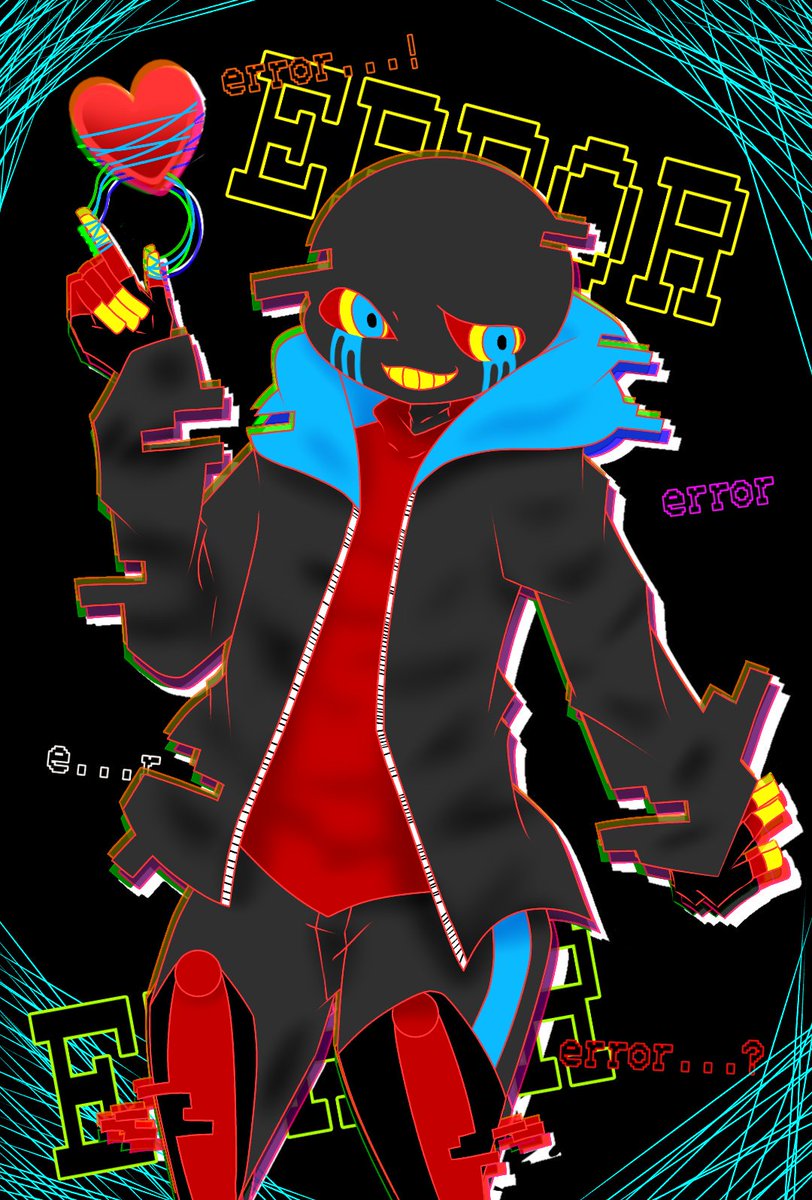 nai_sabuaka's tweet photo. 『error…error…』
メリクリ𓍄𓋜𓐬
 #errortail  #アンダーテールau
#イラスト #イラスト好きさんと繋がりたい #絵描きさんフォロバ100 #絵描きさんと繋がりたい #冬の創作クラスタフォロー祭り #絵柄が好みって人にフォローされたい #絵柄が好みっていう人にフォローされたい #アイビスペイント https://t.co/YBNcjmR60m