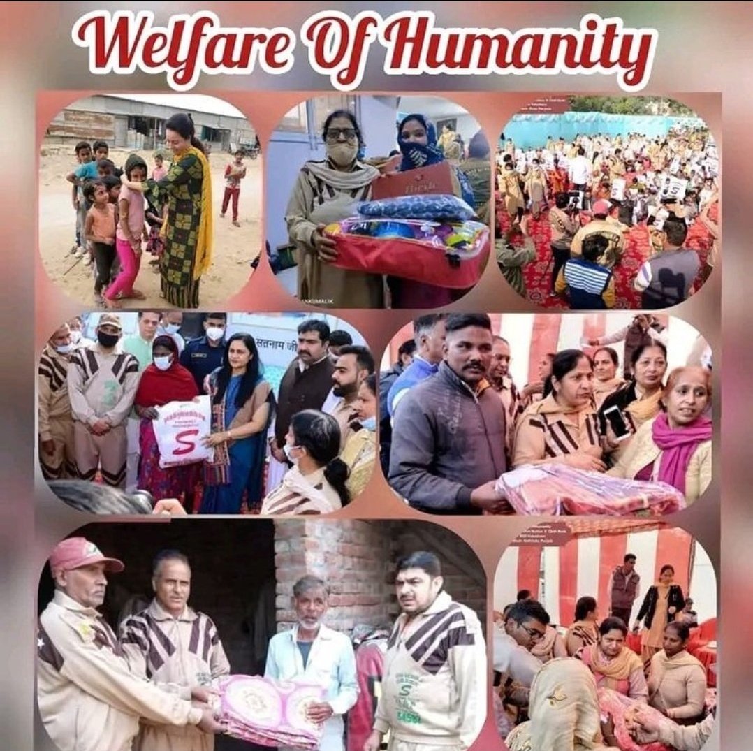 anju48insan's tweet photo. In view of the growing season of winter, the followers of Dera Sacha Sauda distribute warm clothes, shoes, socks, caps, sweaters etc. to the financially needy people. These people got this inspiration from Saint @GurmeetRamRahim.
#WarmthOfHumanity https://t.co/zbXu9iKlGJ