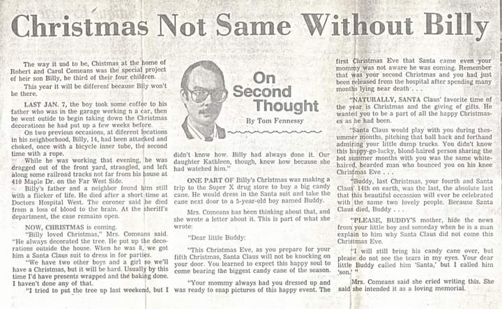 I didn't know my last Christmas would be my last.