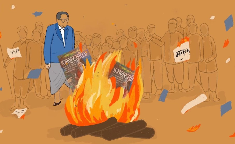 25th Dec #TheDayInHistory

#OTD in 1927, Dr #BabaSahebAmbedkar burned "Manusmriti" as a symbol of rejection of the religious basis of untouchability during Mahad Satyagraha. It was a fight to assert the Untouchables right to access public water &amp; to embrace humanity &amp; dignity.