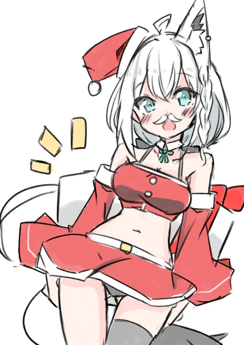 大きなプレゼントメリクリ#絵フブキ 