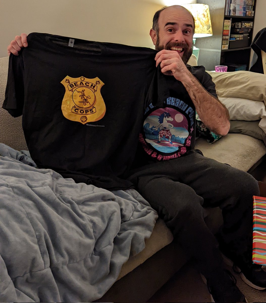 the_oroborus's tweet photo. Got this sweet shirt for Christmas! #BeachCops #Beachmas https://t.co/KWxUQgblIh