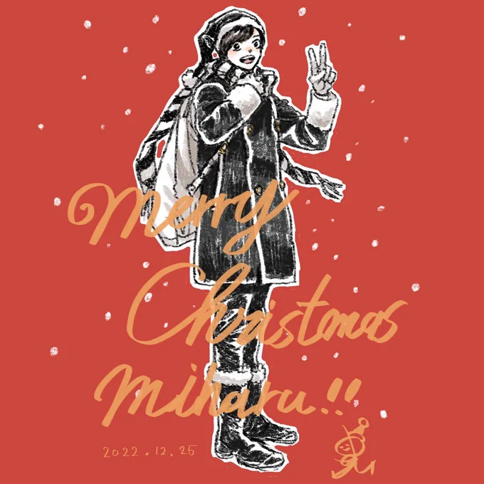 Happy Birthday to Jesus &amp; Merry Christmas, 三春!#聖おにいさん #ブラックナイトパレード 