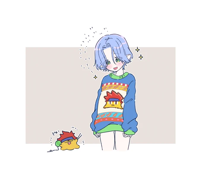 去年は浮かれてたのかなんなのかやたらクリスマスっぽい絵を書いてた(※全部再掲です) 