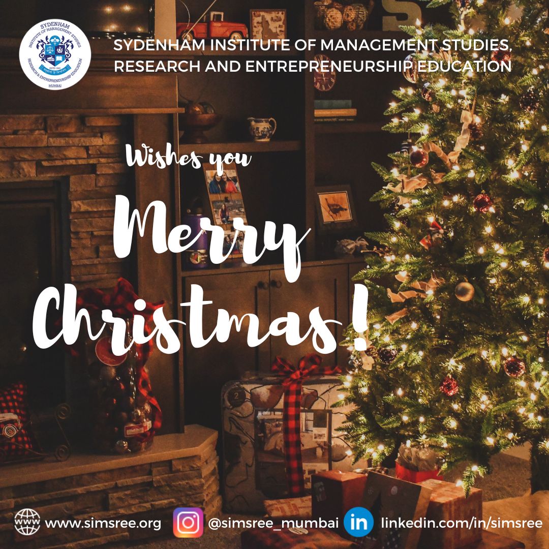 It's that wonderful time of year again! May this Christmas bring all the joy, prosperity and cheerfulness in your lives!

Wish you all a Merry Christmas!

#SIMSREE #Christmas #Mumbai
