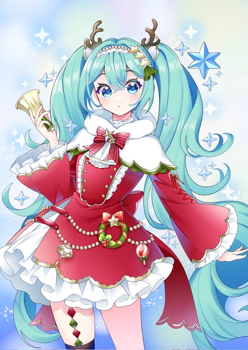メリークリスマス #初音ミク 