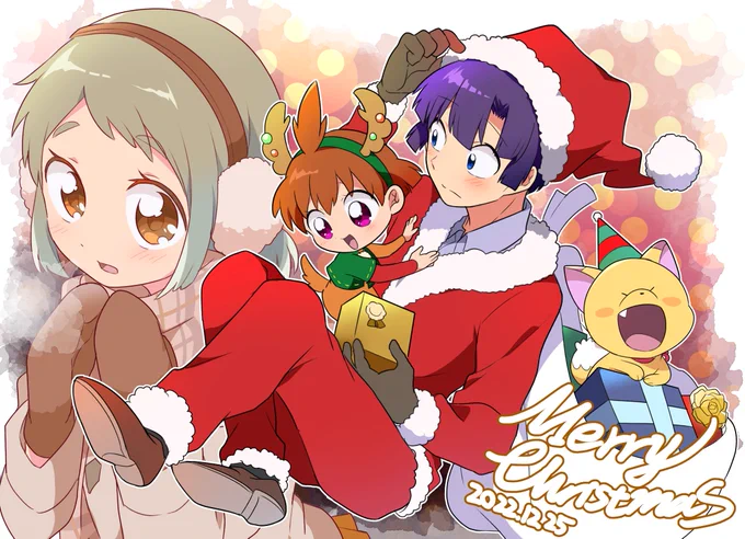 【創作】メリクリ!!#手裏恋#MerryChristmas 