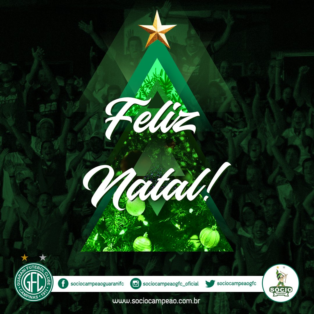 sociocampeaogfc's tweet photo. Desejamos um Feliz Natal para todos! 🎄💚
#sociocampeao #guaranifc #bugre #brincodeouro #campinas #sociotorcedor #hsg #todossomosguarani #bugrino #bugrina #torcidadoguarani #futebolpaulista #programafidelidade #avantemeubugre https://t.co/v0S0ggAVfM