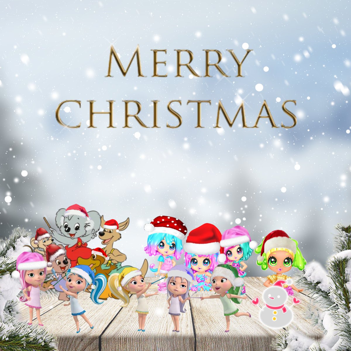 RapGirl06's tweet photo. Merry Christmas #blinkybill #LiteSprites #bubbletrouble #MerryChrismas #Christmas https://t.co/8JR6kMClEb