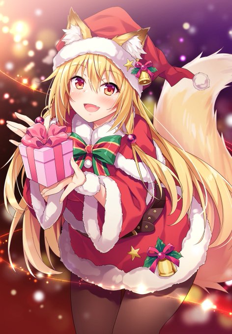 メリークリスマス🦊🎄
 #楓ちゃん絵巻 
