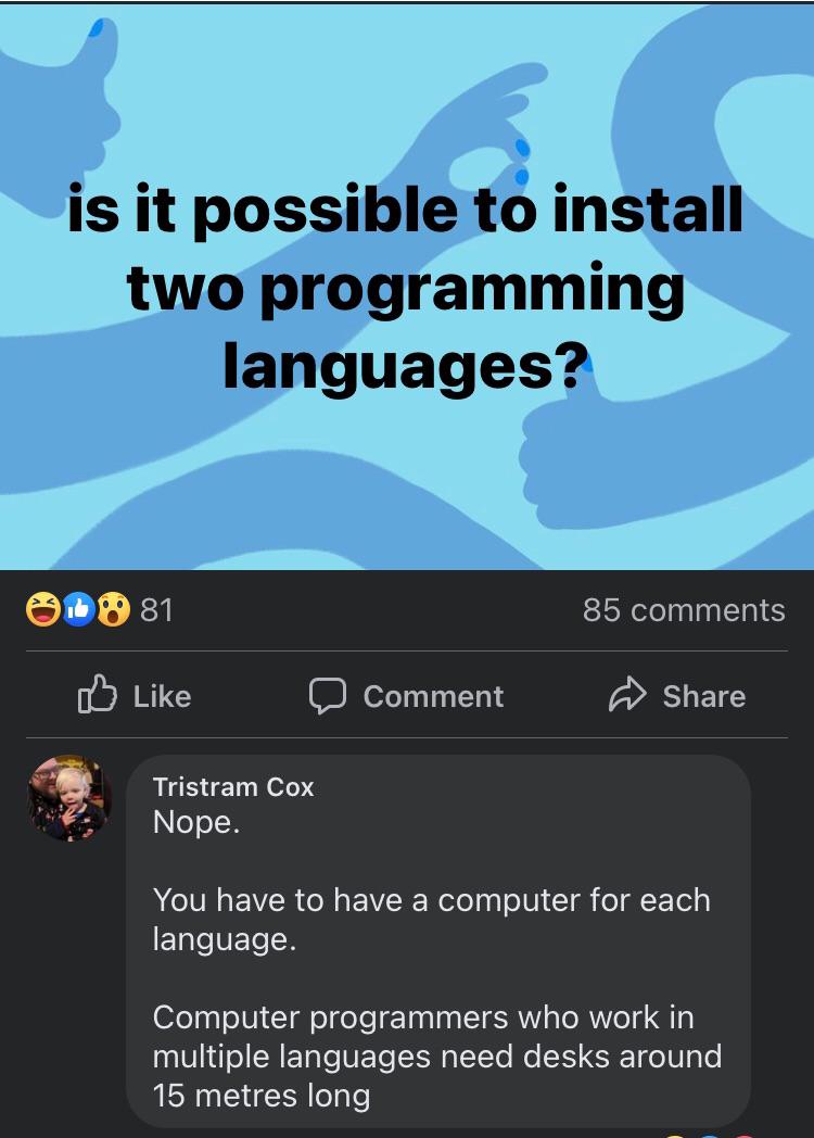 programmermeme_'s tweet image. How can you be mean and funny at the same time