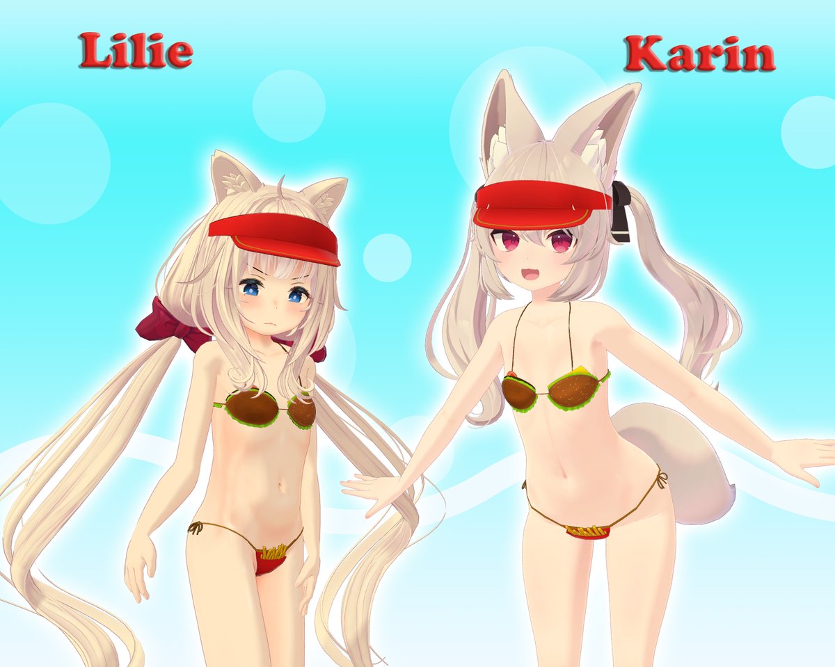 Support for Lilie and Karin has been added to the Burger Bikini booth page. 

booth.pm/en/items/37109…