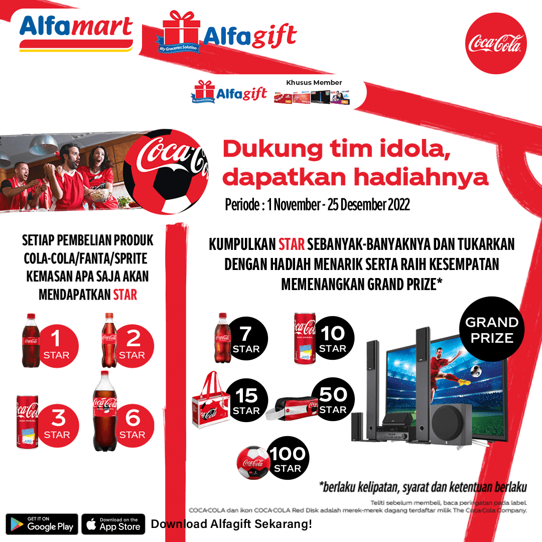 alfamart's tweet photo. Oh iya!! Biar kumpul Star mu jadi lebih mudah, Download dulu aplikasi #Alfagift di Playstore atau Appstore untuk terus terupdate dengan promo dan program menarik lainnya!β£β£β£β£
β£β£β£β£
https://t.co/jybBfU1Hig
β£β£β£β£
#BKUAlfamart #Alfastar #PromoMember #ProgramMember https://t.co/getiJNI789