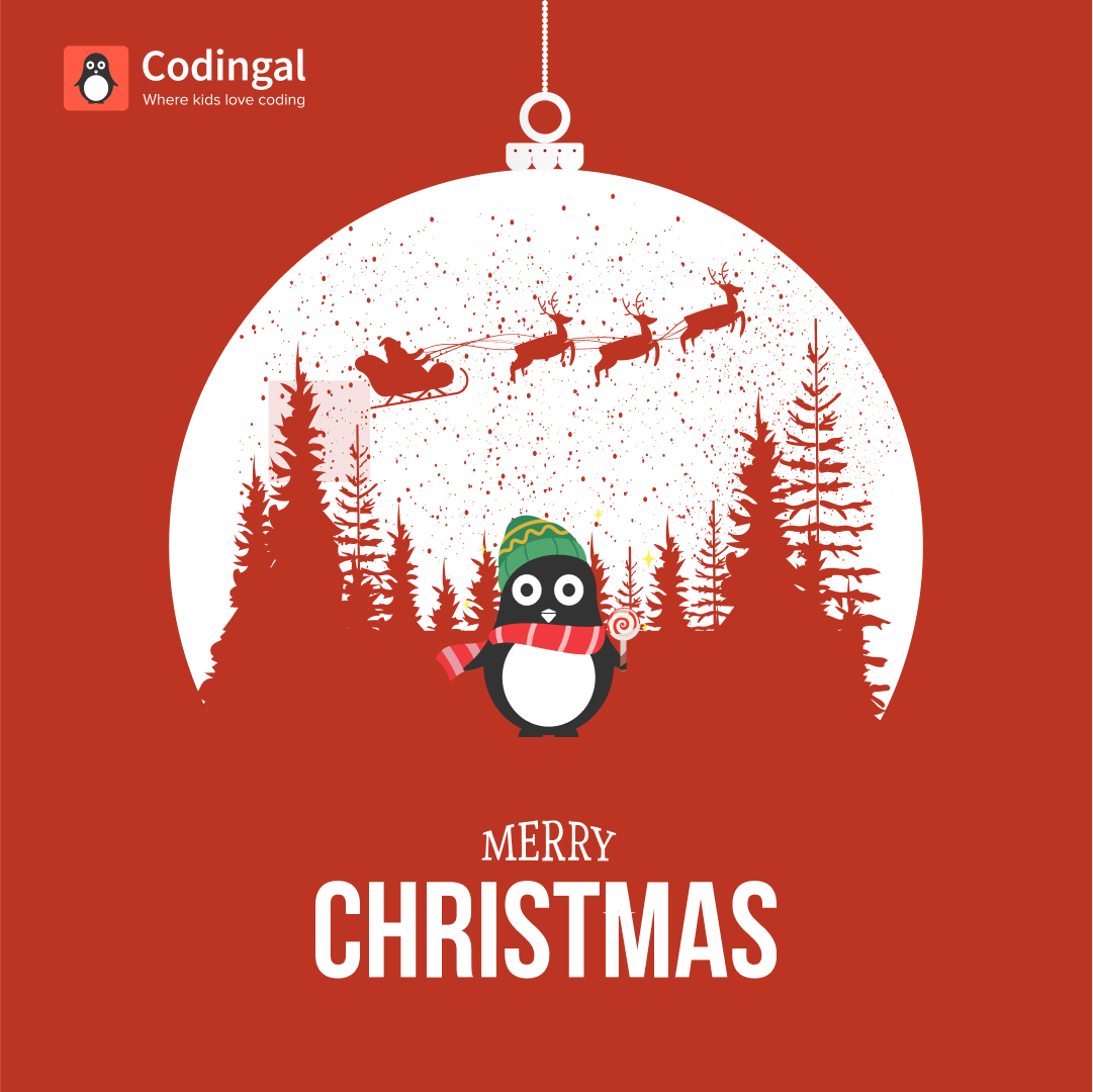 codingal's tweet photo. The gift of love. The gift of peace. The gift of happiness. May all these be yours at Christmas.
Codingal wishes everyone a Merry Christmas.
#codingal #codingforkids #merrychristmas #codinglife #codingisfun #codingkids #edtech #codechamps #onlinecodingclass https://t.co/PVc5cnciiX