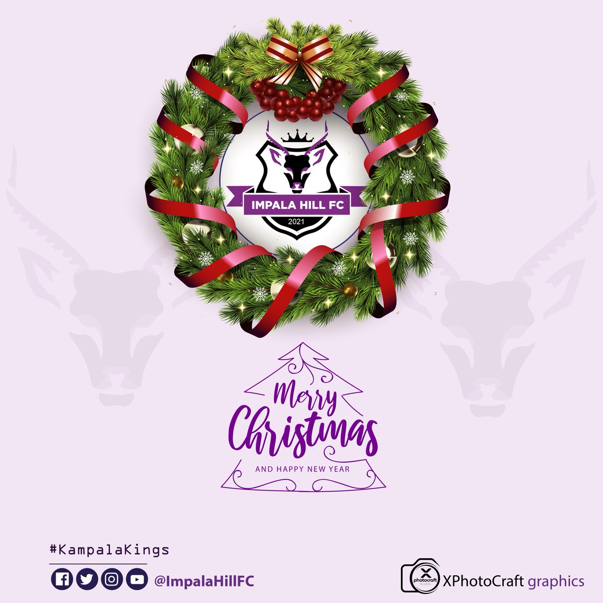 ImpalaFootball's tweet photo. From this side to you.
Merry Christmas🎄🎄❄❄⛄⛄
#WeAreImpalaHillFC
#KampalaKings https://t.co/lA1KDHoUWv