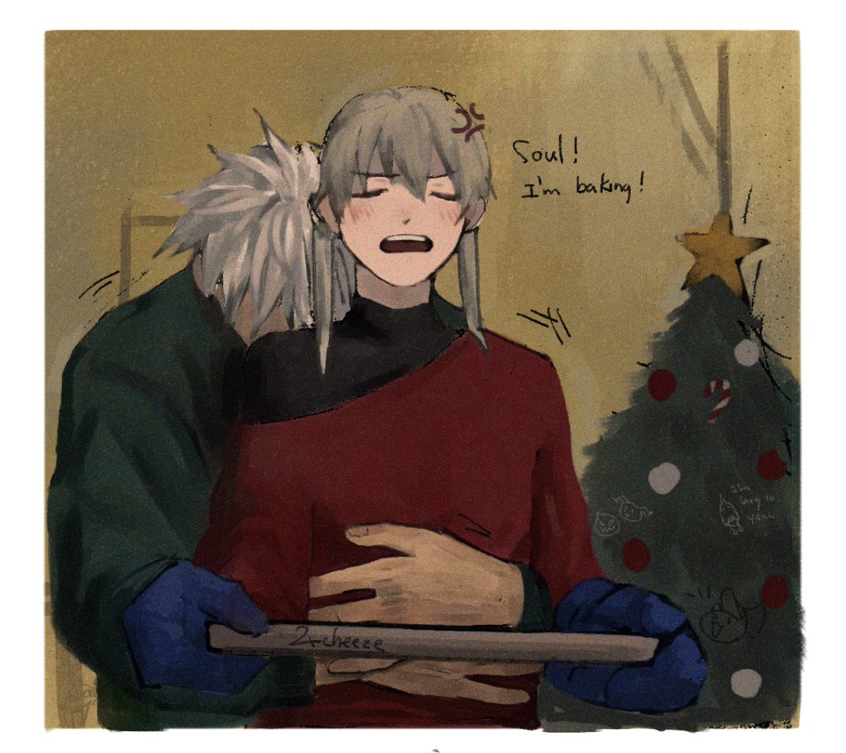 Merry Christmas ayye~ #souleater #soulxmaka #soma #ソウルイーター