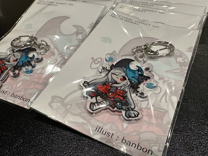 banbon先生の濁心スカジアクリルキーホルダーが届いた冬コミで頒布します 