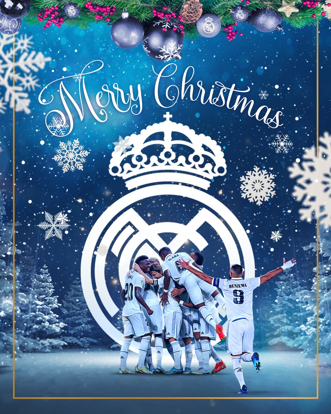 Real madrid christmas ornaments