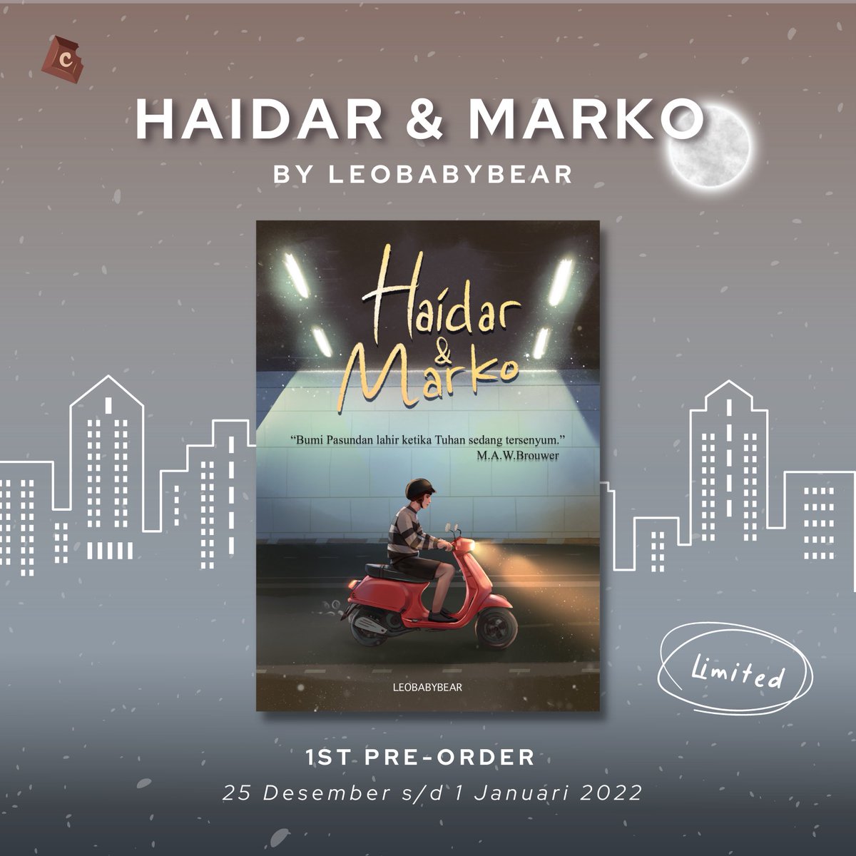 MY 🇲🇾 1ST PRE-ORDER | HAIDAR &amp; MARKO
; <a href="/leobabybear/">leo🌹 #TASTE</a> <a href="/ChokoPublisher/">Choko Publisher</a>

📆 Pre-Order Date &amp; Time:
→ 25th December 2022 - 1st January 2023 (5:00PM MYT)

‼️ Refer thread for detailed informations on the pre-order!