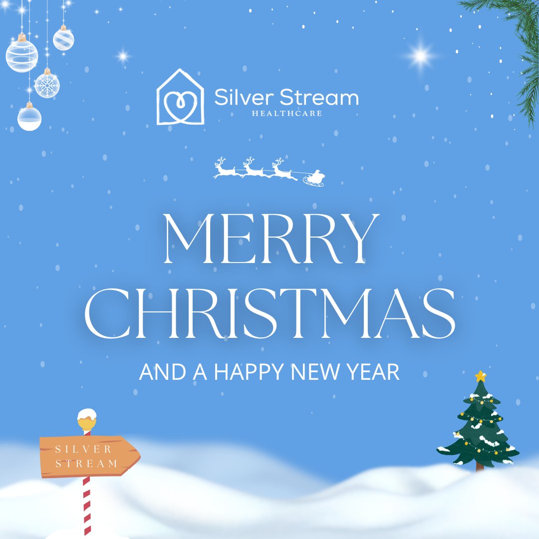 SilverStream10's tweet image. Merry Christmas and Happy New Year from all at Silver Stream Healthcare Group! 🎄
