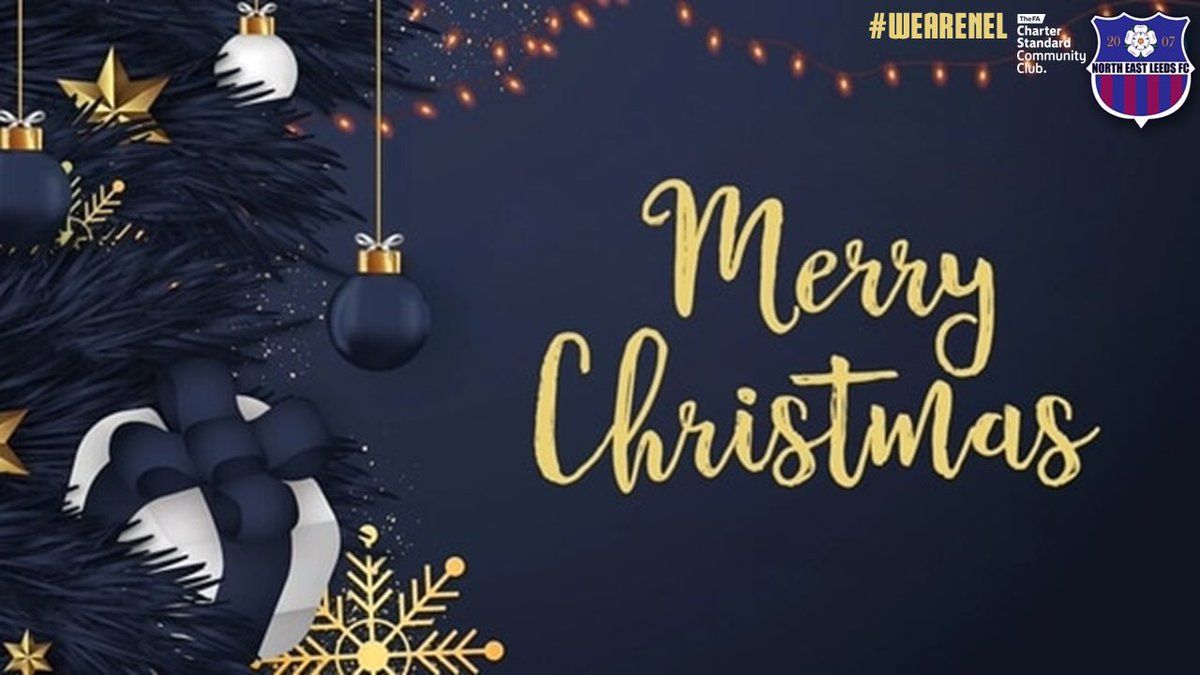 Wishing all a fantastic Christmas and a Happy New Year! 
From all at NEL! #WeAreNEL
⚽️🔵🔴🔵🎁🎉🎄🎅🏻⚽️