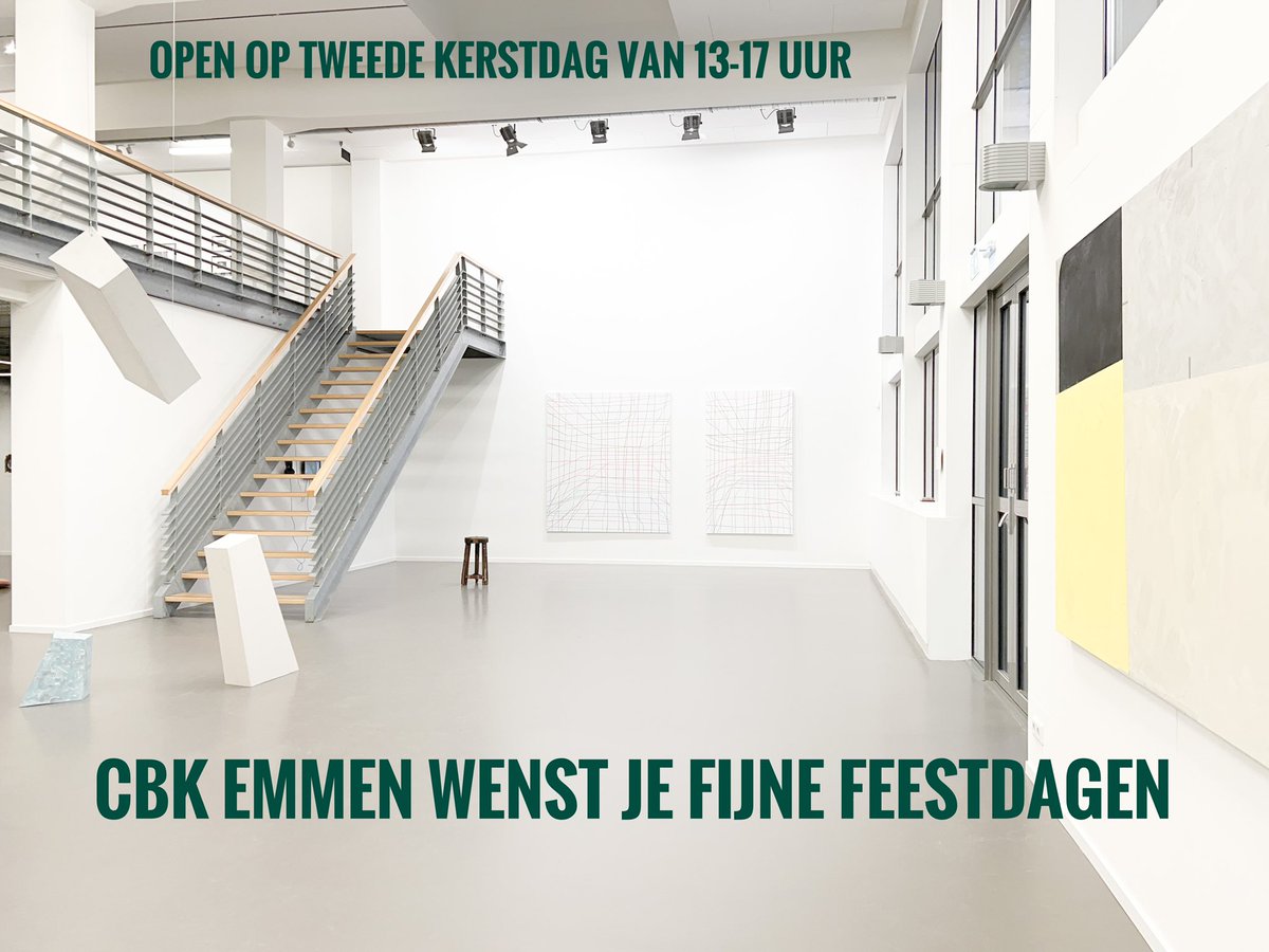 Het team van CBK Emmen wenst je fijne feestdagen. #cbkemmen