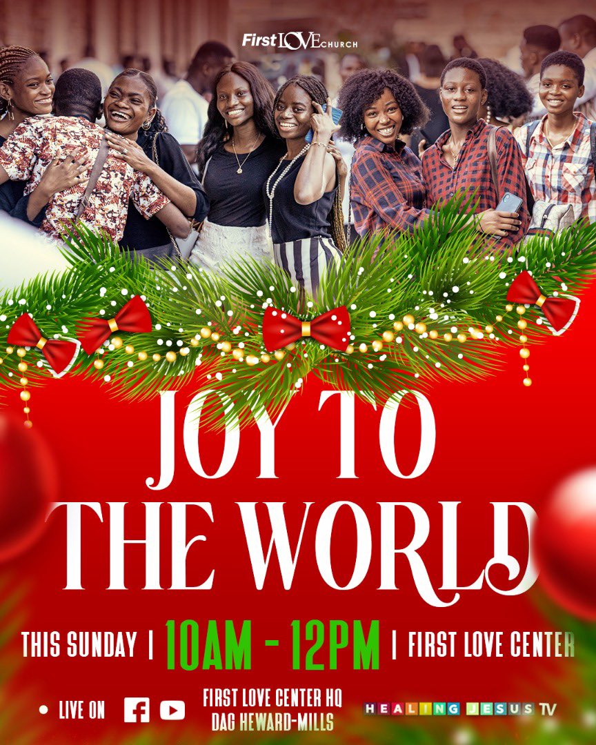 FirstLoveCenter's tweet photo. Merry Christmas First Lovers! 

Our Joy to the World service is happening TODAY at the First Love Center from 10am to 12pm sharp! 

Come and let's celebrate the birth of our Lord! 

#SSURGE
#Christmas2022 https://t.co/vJltv4BNUQ