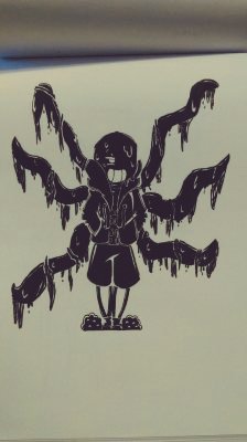 7Togger7's tweet photo. Old undertale art i did for inktober and was proud of
#undertaleFanart #NightmareSans https://t.co/bp3rCOM0xT