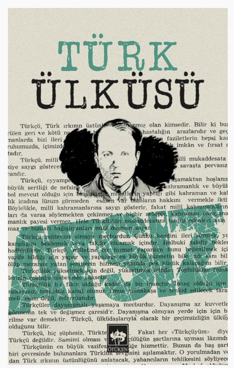 📚🎁
#Atsız ın Türk Ülküsü eserini bir takipçimize hediye edeceğiz. Yapmanız gereken;
📌Hesabımı ve <a href="/turankitapligi/">Turan Kitaplığı</a> hesaplarını takip etmek.
📌 Tweete RT edip beğenmek.
Sonuç yılbaşında açıklanacak.
Not: Hesapları takibe almayanlar dikkate alınmayacaktır.