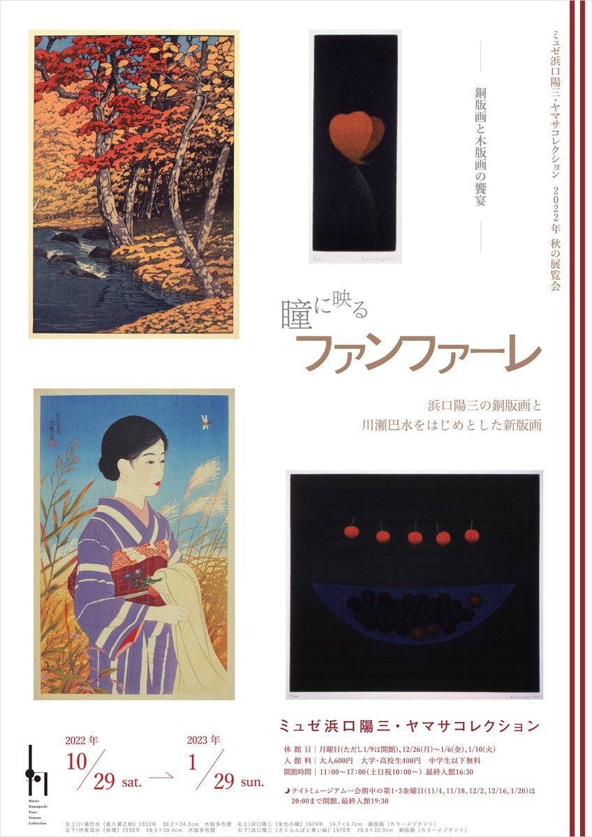 RT @nonfiction_fair: ミュゼ浜口陽三・ヤマサコレクションで「瞳に