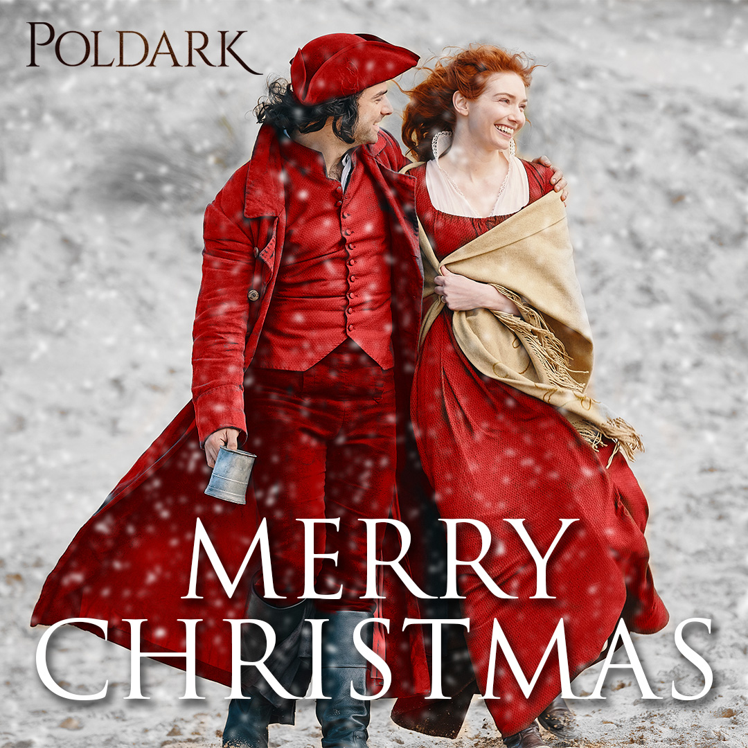 Get on your Christmas outfit and have a lovely day, filled with food and family 😊🎄 #MerryChristmas from team #Poldark.