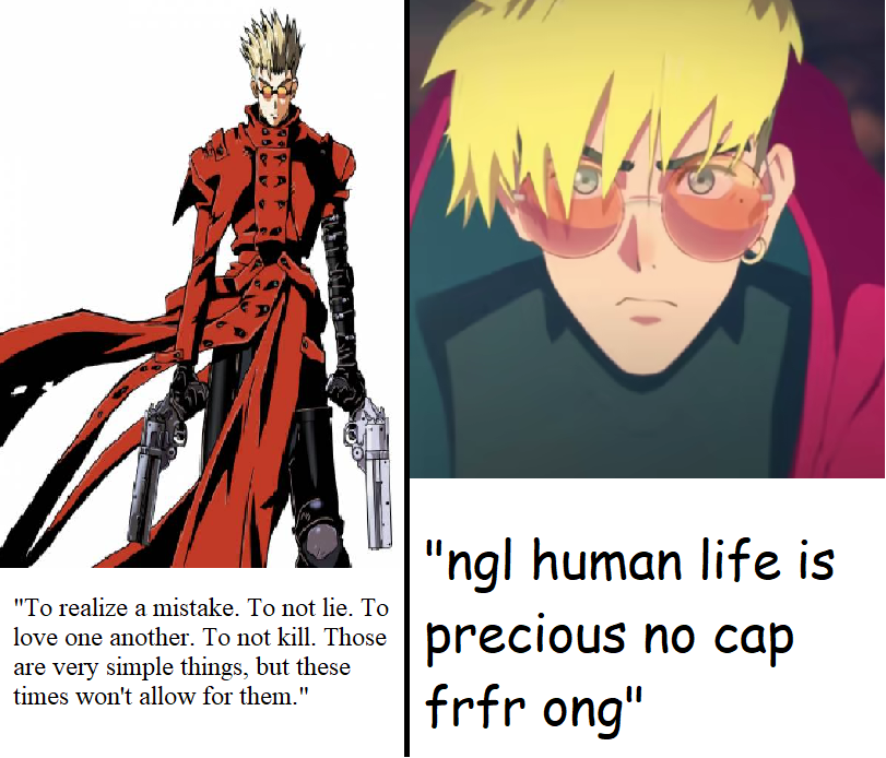 skeletrolls's tweet photo. #trigun #TRIGUNSTAMPEDE https://t.co/bhUa06iYop