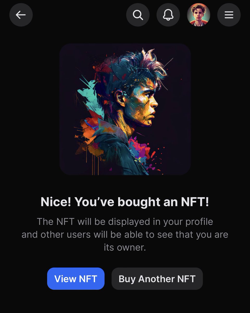 aynshteyn's tweet photo. Just got two most beautiful #nfts in my life 🤩 from @jos3lgd on @getgemsdotio
@jos3lgd Thanks a lot for such a masterpiece - I just feel myself in this two pictures.
❇️Buy collection - https://t.co/poeSr84LRi
#nft #ton_community #ton_nft #ton_blockchain https://t.co/Fces5uoJye