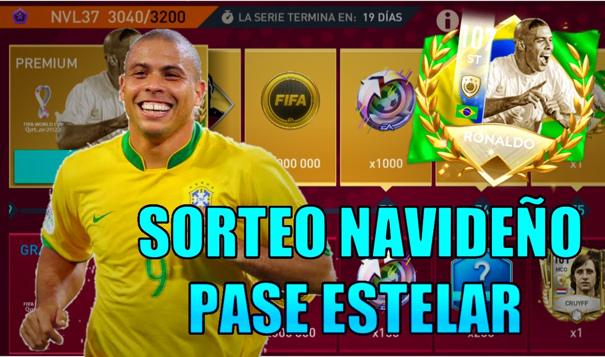 🎁 SORTEO NAVIDEÑO DE UN PASE ESTELAR! 🎁
INICIA: 25 DE DICIEMBRE
TERMINA: 27 DE DICIEMBRE
REQUISITOS: 
- ESTAR SUSCRITOS AL CANAL: m.youtube.com/channel/UCq3TE…
- SEGUIRME EN TWITTER
- DAR RT Y 💙 A ESTE TWEET!