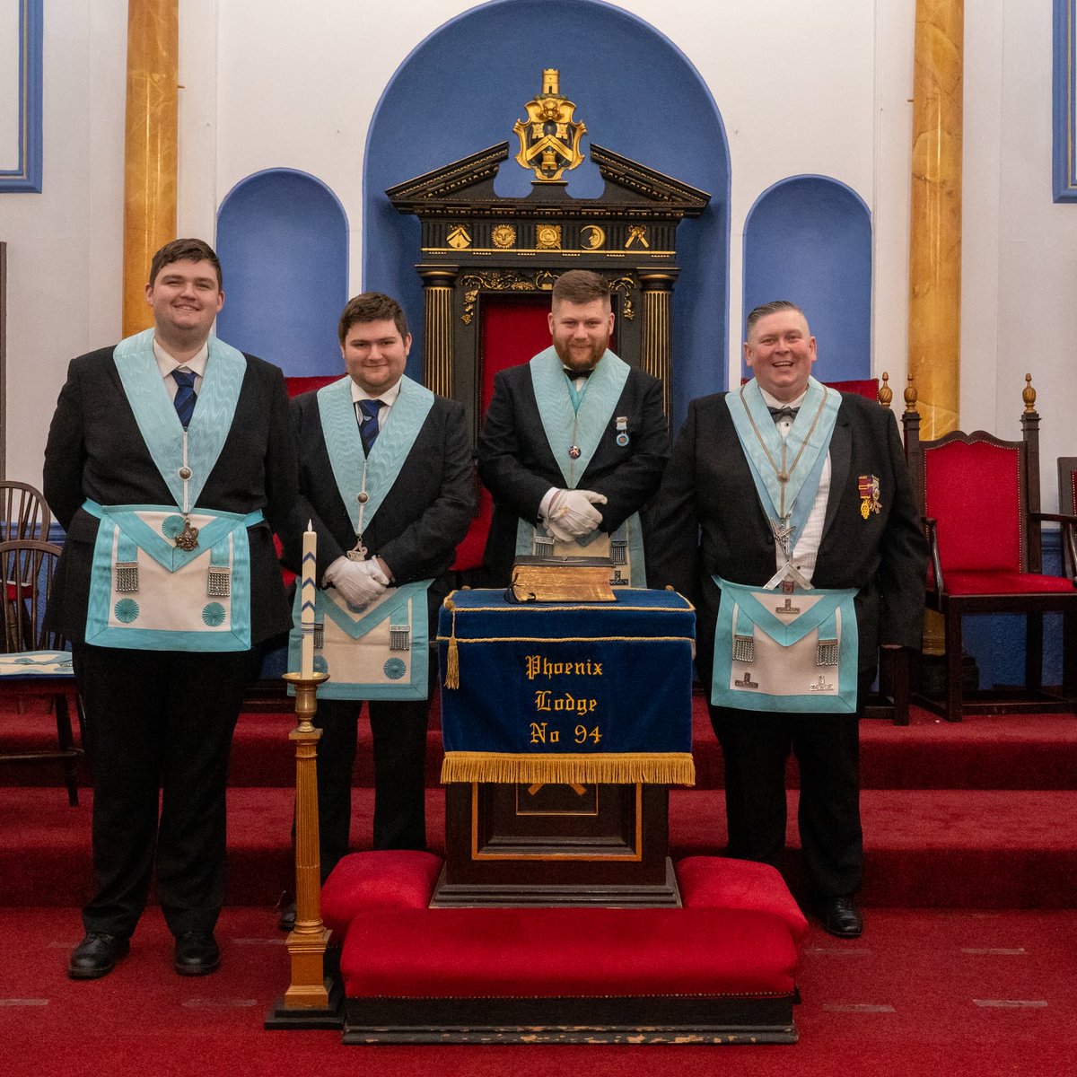 The Master and his Officers extend their best wishes for a Happy and Peaceful Christmas