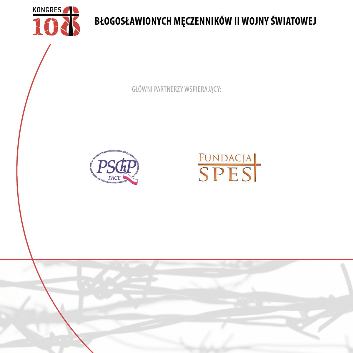 Życzliwych serc wspierających nasze przedsięwzięcie było tak wielu, że trudno wymienić wszystkich w jednym miejscu.
Dziś słowa podziękowania i wdzięczności kierujemy do grona Głównych Partnerów Wspierających.
#k108 #kongres108 #108meczennikow