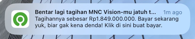 Officialmaanu's tweet photo. @MNCVisionID Min ini beneran tagiha aing segini gede? 1,8 M loh ini 😂😅 https://t.co/9vZUh8uv5Z