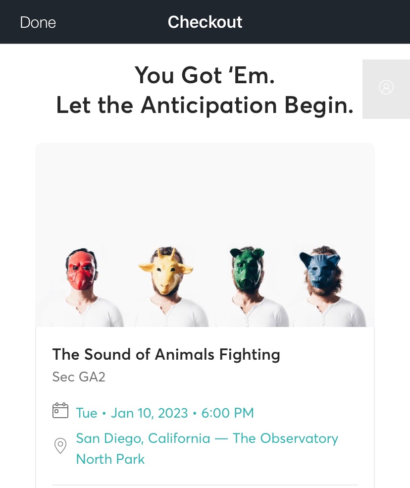 NICKR0B's tweet photo. my christmas gift to myself :) see u soon @AnthonyGreen https://t.co/Kuq0tQa2QO