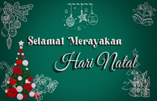 Selamat merayakan Natal untuk semua sahabat, saudara, sebangsa dan se tanah air yang merayakannya.
Semoga senantiasa diberikan kerukunan, kesejahteraan dan kedamaian.