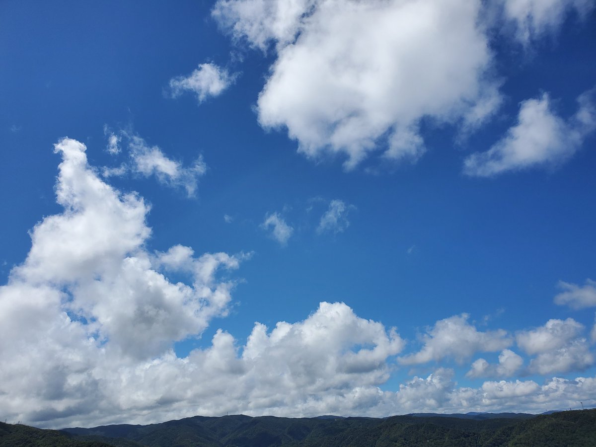 Shinotsuki_Rain's tweet photo. ほら。世界は、こんなにも靑い。

俯くだけの每日じゃ、勿體無いだろう？

そんな事を考える低血壓の朝。 https://t.co/B0YtmOR27x https://t.co/r0vVpfac5p