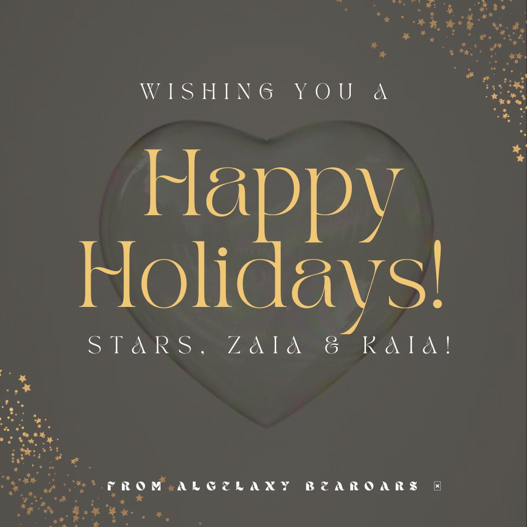 ALGELAXY BEAROARS ๐น (@algelaofficial) on Twitter photo Happy Holidays to all!๐ May your day be filled with love, joy, and laughter specially to our #AlGela <a href="/KAIA_Members/">KAIA Members</a> ๐ป๐!
#KAIA <a href="/KAIAOfficialPH/">KAIA Official</a> Happy Holidays to all!๐ May your day be filled with love, joy, and laughter specially to our #AlGela <a href="/KAIA_Members/">KAIA Members</a> ๐ป๐!
#KAIA <a href="/KAIAOfficialPH/">KAIA Official</a>